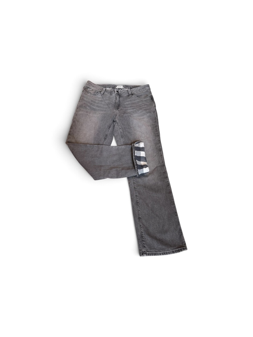 L.L. Bean Gray Straight-Leg Women's Jeans